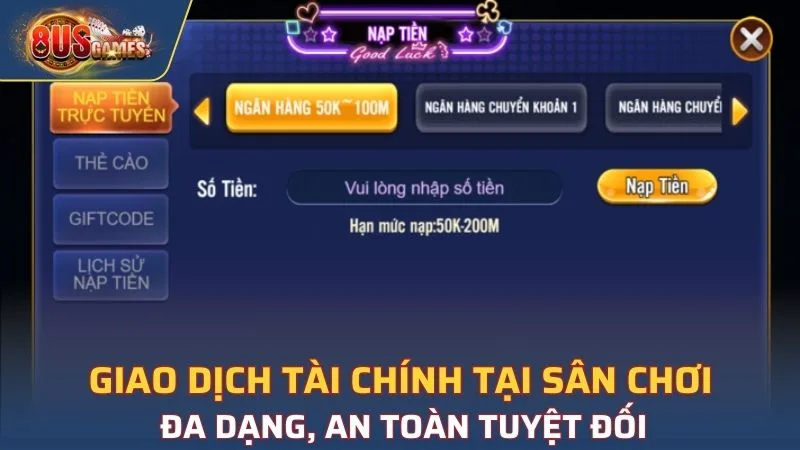 Giao dịch tài chính tại sân chơi đa dạng, an toàn tuyệt đối