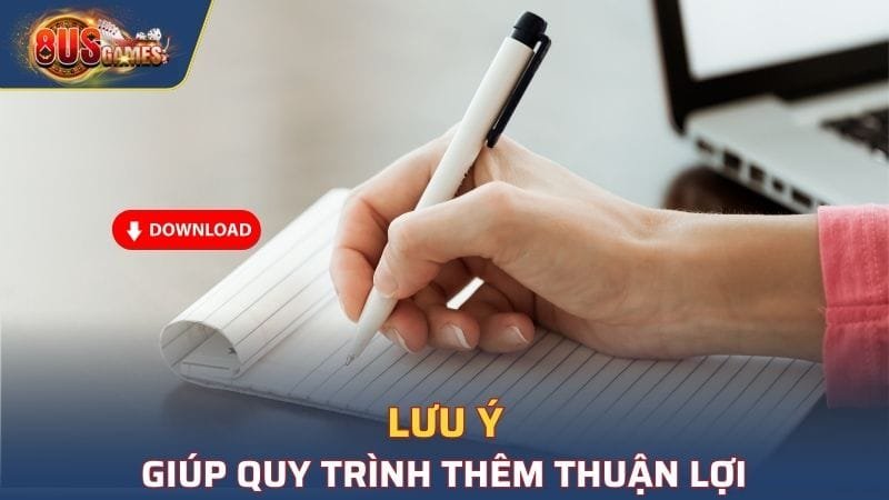 Lưu ý quan trọng