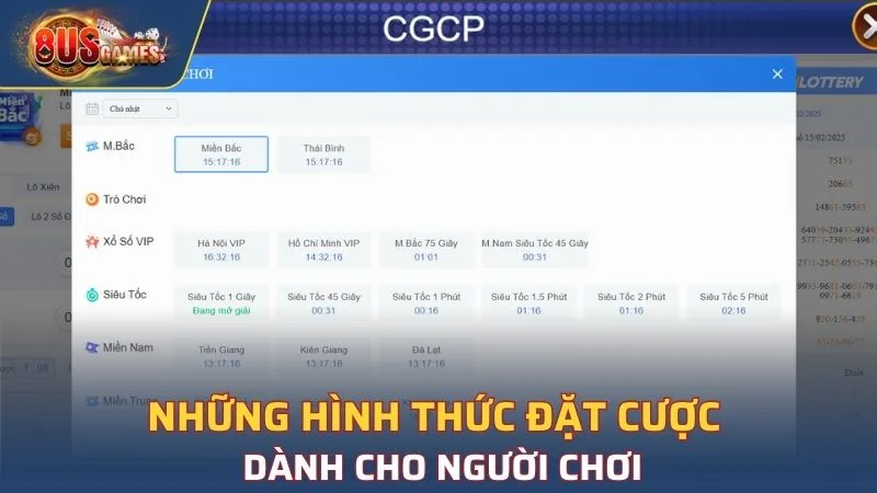 Những hình thức đặt cược dành cho người chơi