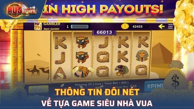 Giới thiệu đôi nét về tựa game Siêu nhà vua